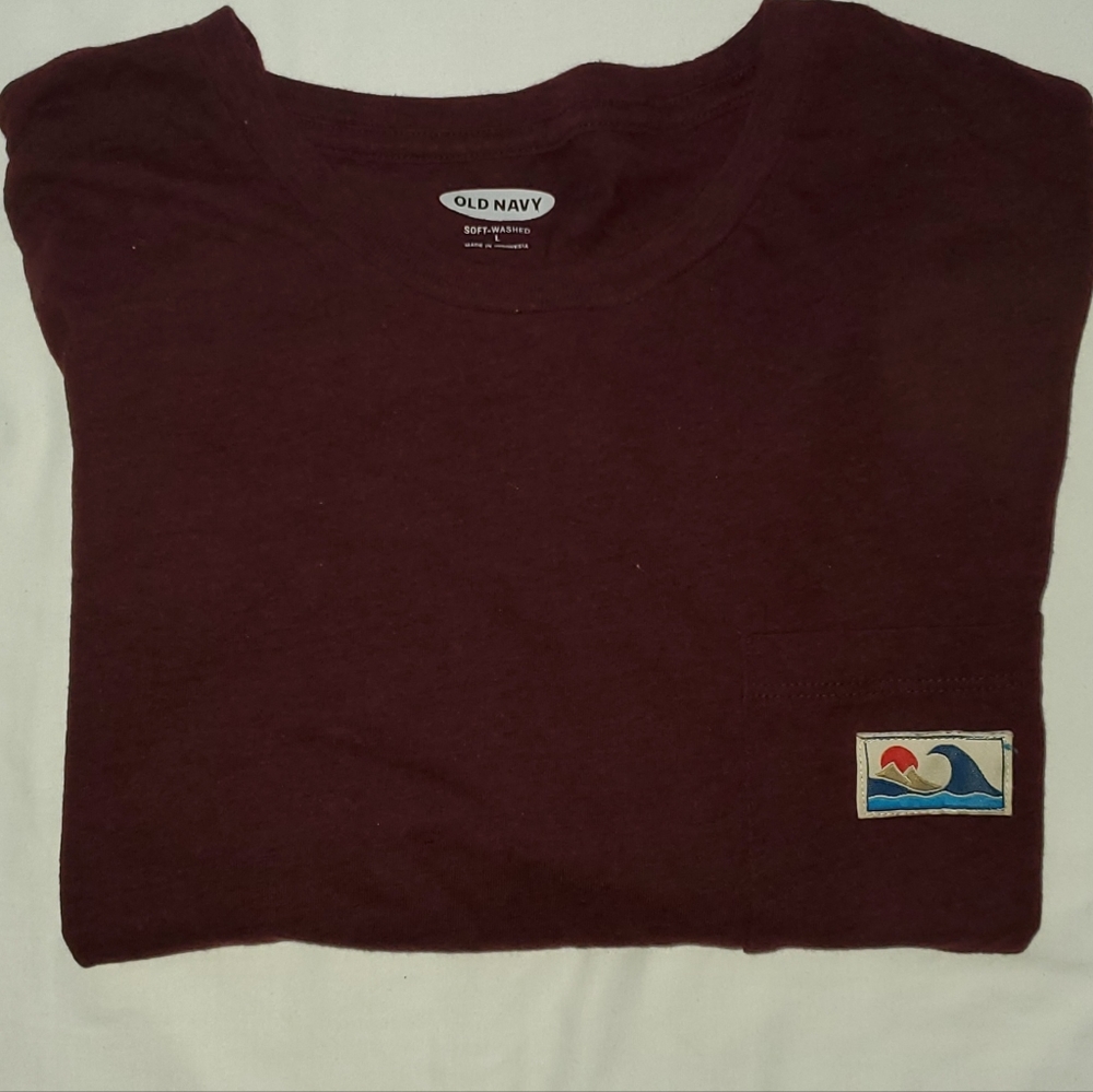 Heather Burgandy Tee